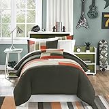 Mi-Zone Pipeline Printed 3 Piece Comforter Set Size