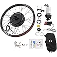 72V 2000W Rear Wheel Motor, 9-Speed Electric Bike Kit with Multifunction Display, Aluminum 72V Electric Bicycle Conversion Kit (29-INCH Wheels)