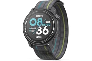 COROS PACE 3 Sport Watch GPS, Lightweight and Comfort, 17 Days Battery Life, Dual-Frequency GPS, Heart Rate, Navigation, Sleep Track, Training Plan, Run, Bike, and Ski (Black Nylon)