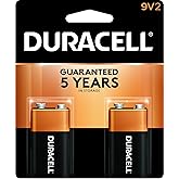 Duracell - CopperTop 9V Alkaline Batteries - long lasting, all-purpose 9 Volt battery for household and business - 2 count