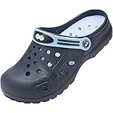 YUNGPRIME Men's and Women's Garden Clogs Shoes Slip-on Outdoor Beach Slippers with Removable Cushion Insole