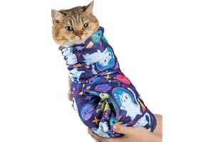 Paw Legend 35.4" Cat Wrap for Grooming Cat Wrap for Cutting Nails Cat Restraint for Nail Clipping Self Adhesive Blanket Restraint Cloth for Cats Within 22lbs