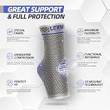 Lexniush 2 Pack Ankle Support Braces Men Women for Sprains Plantar Fasciitis view 3