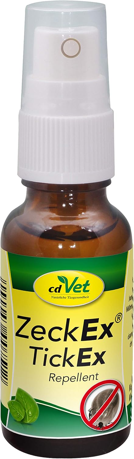 cdVet Naturprodukte TickEx 50 ml, Dog & cat & horse, against ticks, defensive spray with long-term effect