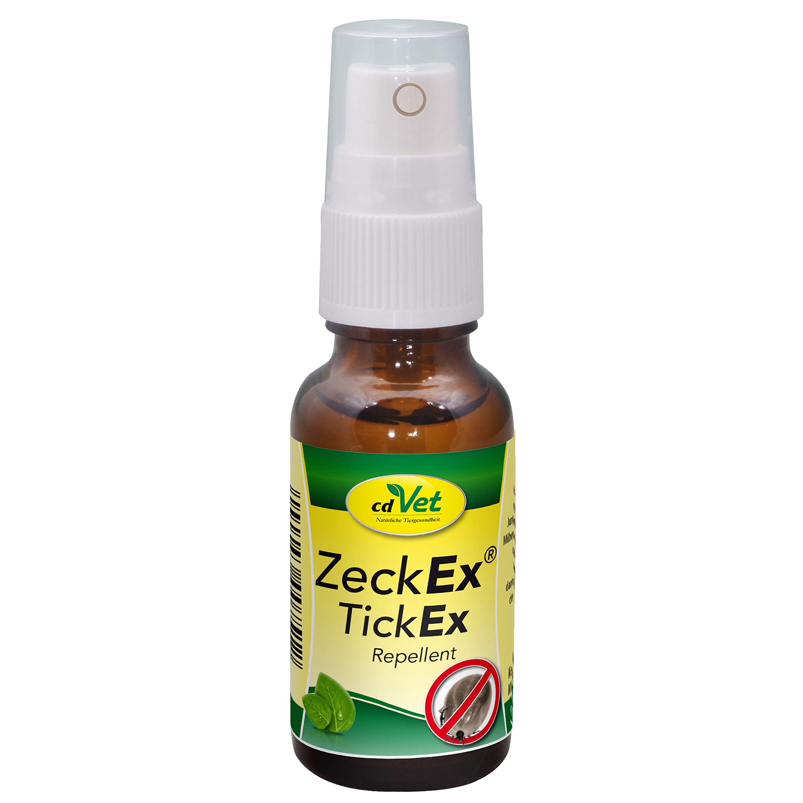 cdVet Naturprodukte TickEx 50 ml - Dog & cat & horse - against ticks - defensive spray with long-term effect - immediate protection - danger of tick bites - without synthetic additives - even for young dogs -