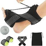 Plantar Fasciitis Night Splint , Upgraded Multi Adjustable Ankle Brace Foot Drop Orthotic Brace for Plantar Fasciitis, Arch F