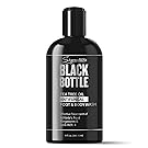 Black Bottle Antifungal Soap w/ Tea Tree Oil & Active Ingredient Proven Clinically Effective for Jock Itch, Athletes Foot, & Ringworm Treatment. Body Wash Helps Fight Body Acne & Odor 9 oz. (1pk)