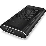Icy Box IB-189U3 Externes Geh&auml;use mit Tastenverschl&uuml;sselung f&uuml;r M.2-SATA SSD (42 mm/B-Key/M+B-Key), AES 256-bit Hardware-Verschl&uuml;sselung, USB 3.0