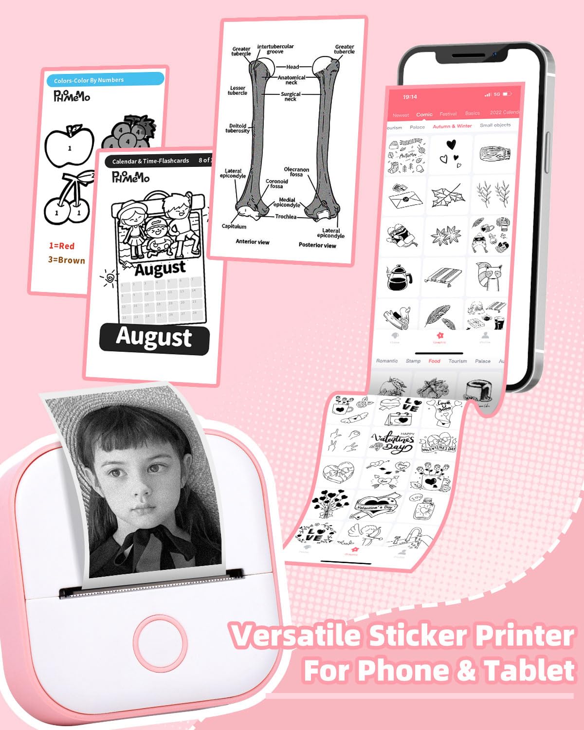 Mini Sticker Printer