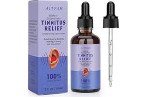 ACYEAH Tinnitus Relief For Ringing Ears, Ear Ringing Relief Drops, Relieve Ear Ringing & Reduce Ear Noise for Men & Women