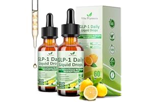 VITA PLYNXERA 2 Pack GLP-1 Supplement Liquid Drops, GLP1 Activate Fiber w. Berberine 800mg Cyelon Cinnamon Green Tea Bromelain, Naturally GLP-1 Support for Metabolic, Gut & Digestive Health* Immune & Energy Support