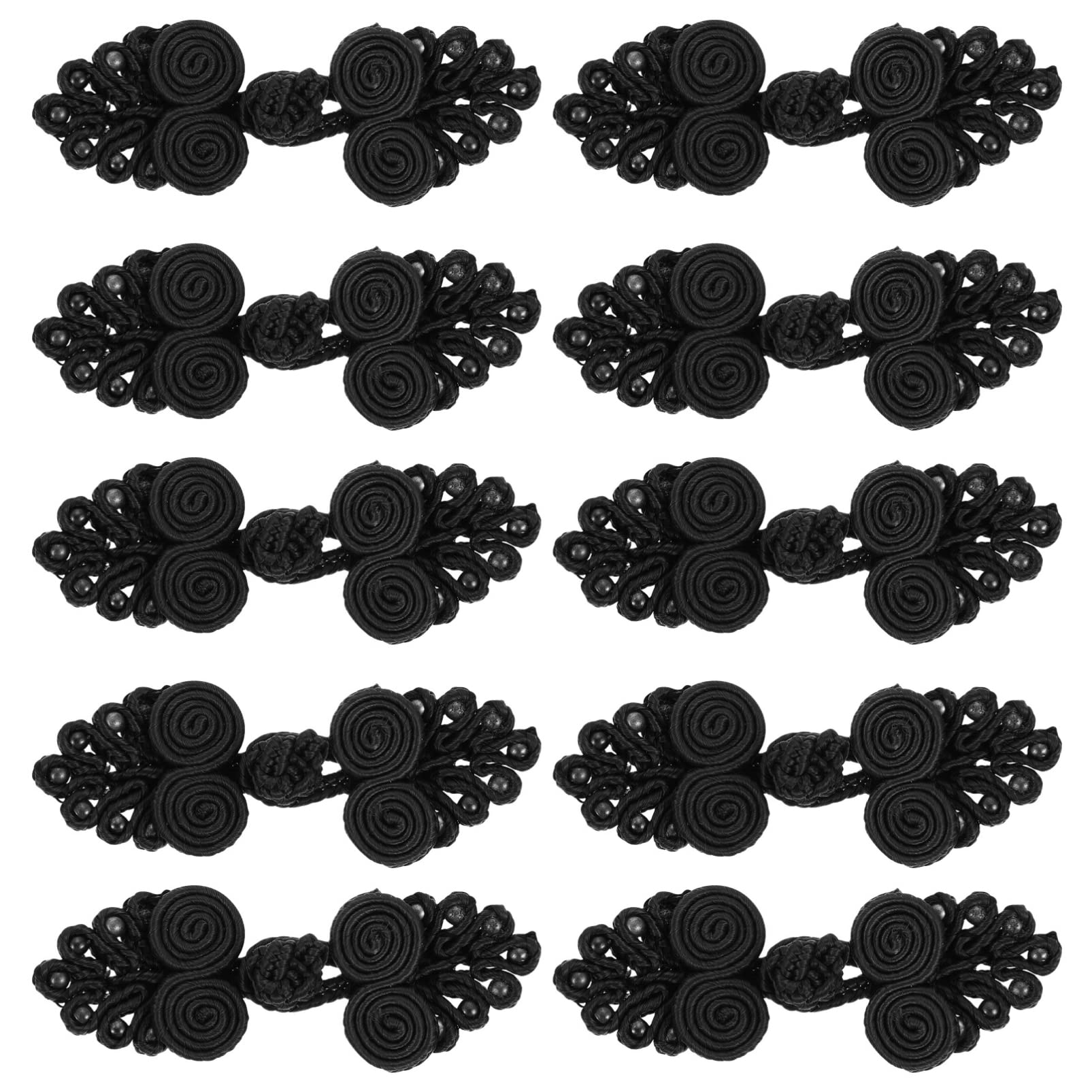 SOIMISS 10Pcs Chinese Knots Buttons Frog Closure Button Fastener for DIY Sewing Coats Cheongsam Cloak