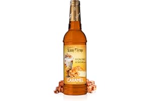 JORDAN'S SKINNY MIXES Jordan's Skinny Syrups Sugar Free Coffee Syrup, Caramel Flavor Drink Mix, Zero Calorie Flavoring for Chai Latte, Protein Shake, Food, Gluten Free, Keto Friendly, 25.4 Fl Oz, 1 Pack