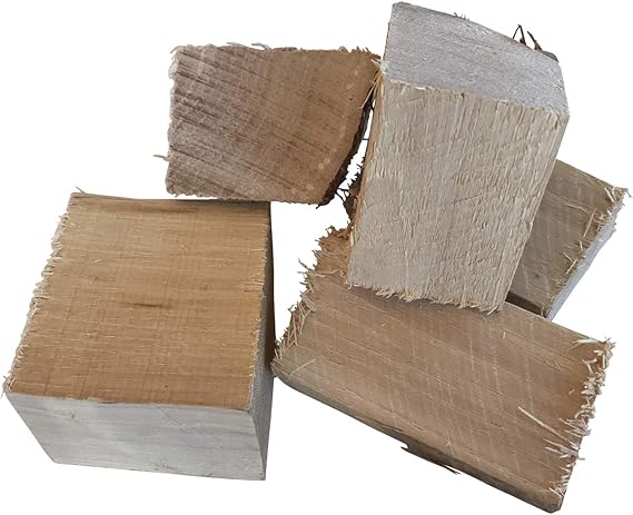 GRILLFACTUM Hickory Wood Smoking Chunks, Hickory Räucherklötze, Hickory
