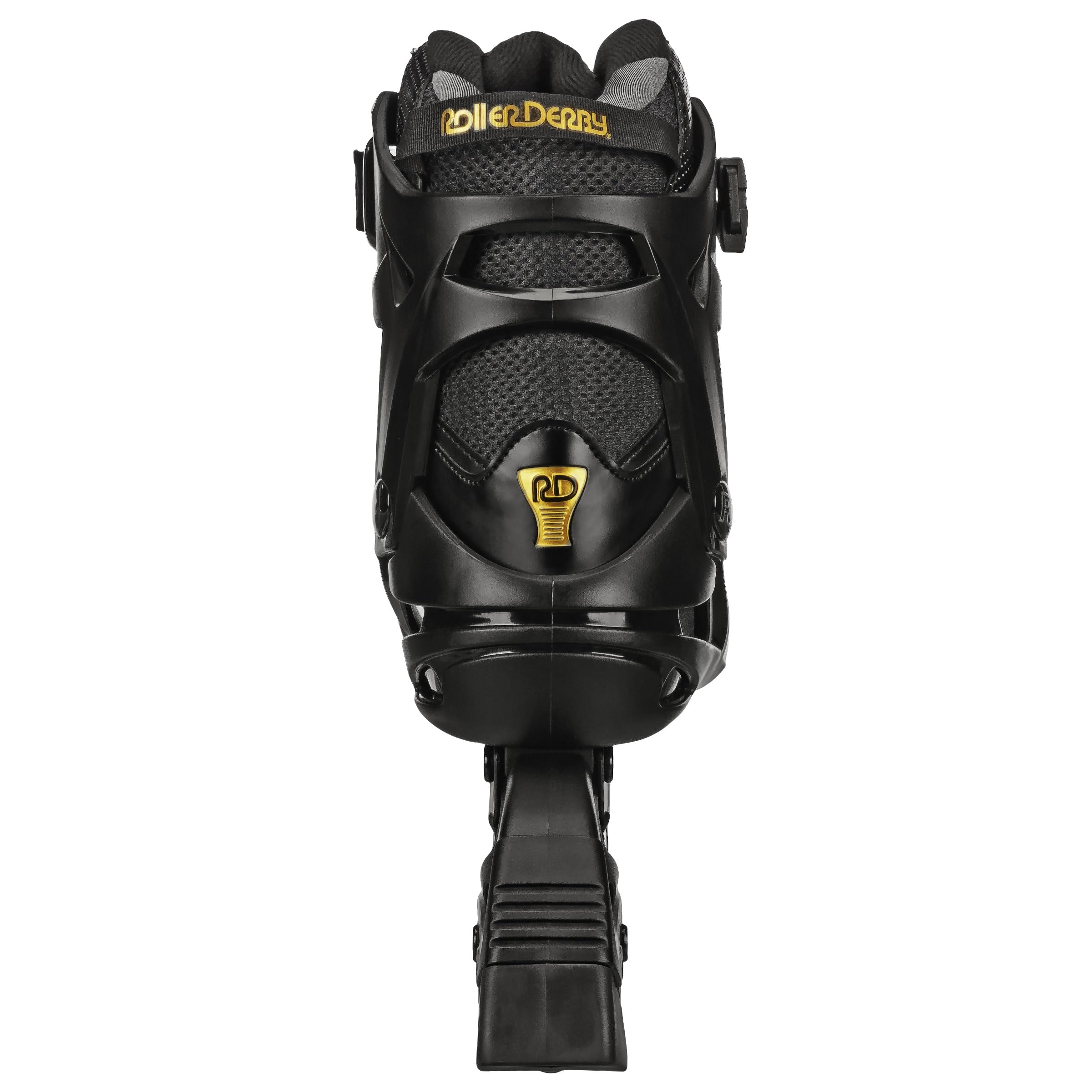 Roller Derby AERIO Q-60 Men\'s Inline Skates, Black/Gold, Size 5