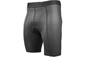 AERO|TECH|DESIGNS | Men's Touring Liner Shorts | Breathable Black Mesh | Thin Padded Cycling Underwear