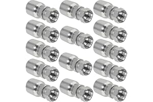 Cplbrb 14Pack 1/4" Hose x 3/8" JIC 37° Hydraulic Hose Fittings with Protection Cover,Female Coupling End Swivel Crimp Hydraulic Fittings