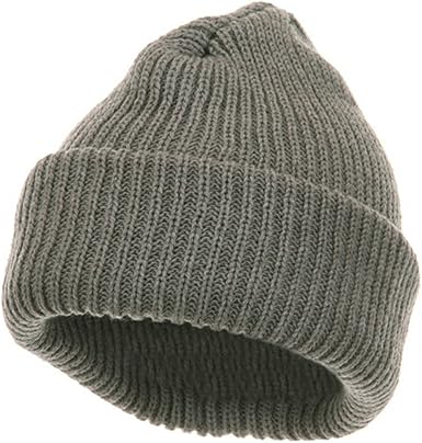 grey beanie cap