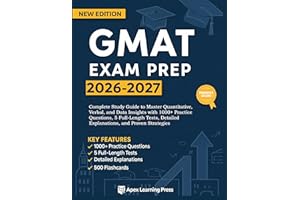 GMAT Exam Prep 2026-2027: Complete Study Guide to Master Quantitative, Verbal, and Data Insights with 1000+ Practice Question