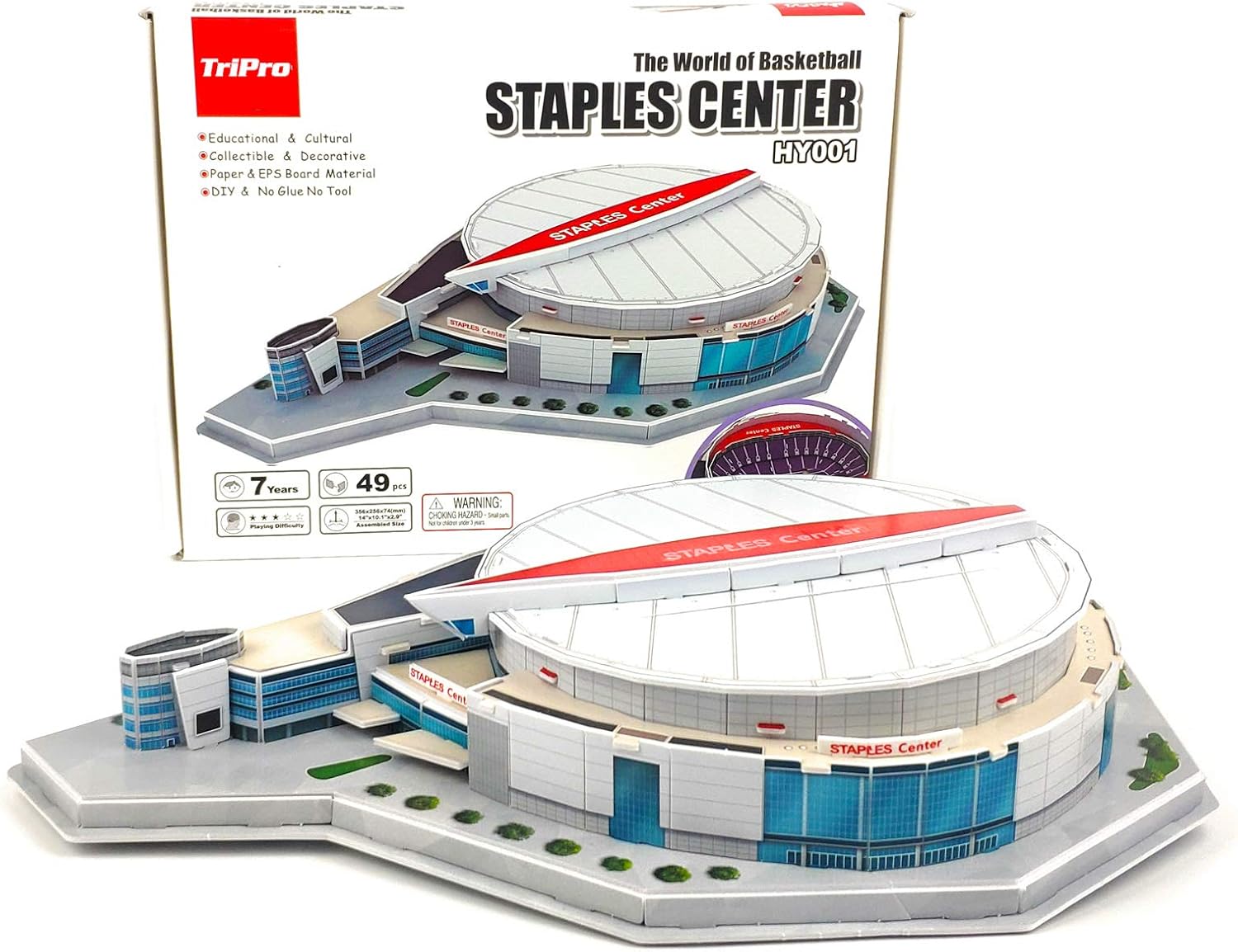 Amazon Com Tripro 3d Arena Jigsaw Puzzle Staples Center Stadium