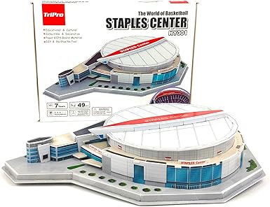Amazon Com Tripro 3d Arena Jigsaw Puzzle Staples Center Stadium