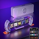 Divoom Times Gate - Cyberpunk Gaming Setup Digital Clock with Smart APP Control, WiFi Connect, RGB LED Display, Personalized 