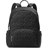 kate spade new york Womens Tilly Quilted Fabric Large Backpack, Black, One Size