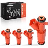A-Premium 35310-2E000 12 Holes Set of 4 Fuel Injectors | Compatible with Hyundai Elantra 2011-2015, Elantra GT 2013, Elantra Coupe 2013 &amp; Kia Forte 2015/2018-2023, Soul, 1.8L 2.0L