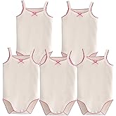 Girls Spaghetti Strap Bodysuit Sleeveless Tank Top Cotton One-Pieces Pack of Summer Baby Clothes Outfit