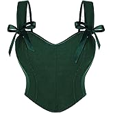 SCARLET DARKNESS Corset Tops for Women Sweetheart Neckline Floral Corset with Zipper Size 6-18