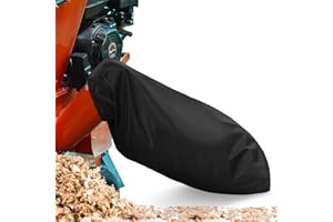 Yoojahow Wood Chipper Bag Leaf Shredder Chip Machine Bag Replacement Reusable Lawn Wood Chipper Bag Available for Wood Slicer Splitter(24 x 48 Inch)