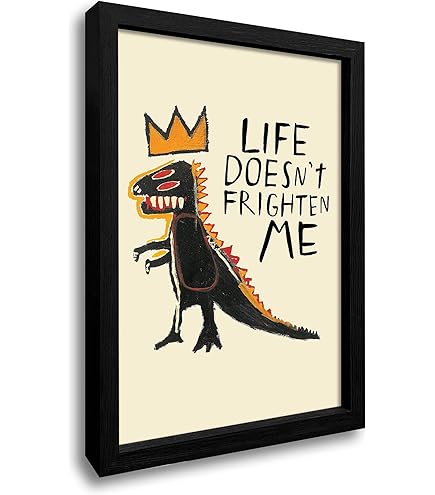 Amazon.com: Framed Basquiat Wall Art, Basquiat Poster Jean