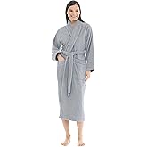Seritaine Luxurious Womens Robe, 100% Turkish Cotton, Luxury Robe for Women, Terry Cloth Long Spa Bathrobe