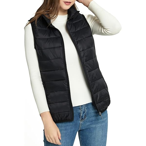 Women Lightweight Down Puffer Vest Sleeveless Down Jacket