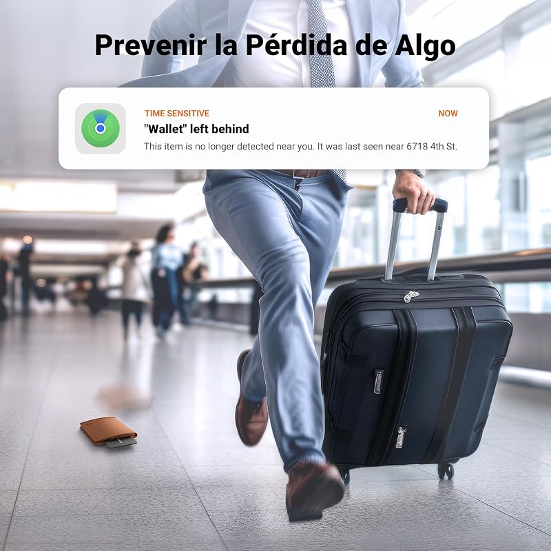 FineTrack Slim Smart Finder Locator Apenas iOS (NÃO Android) Cartão de rastreamento Bluetooth Rastreador para carteira de passaporte Saco de bagagem IP68 à prova de água — foto 5 de 8
