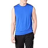 Amazon Essentials Men's Athletic Base Layer Workout Sports Tank Tops