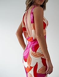 Women's 2025 Summer Satin Backless Elegant Dress