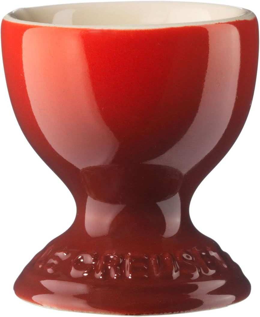 LE CREUSET 91033052060099 Stoneware Egg Cup, Earthenware, red Amazon