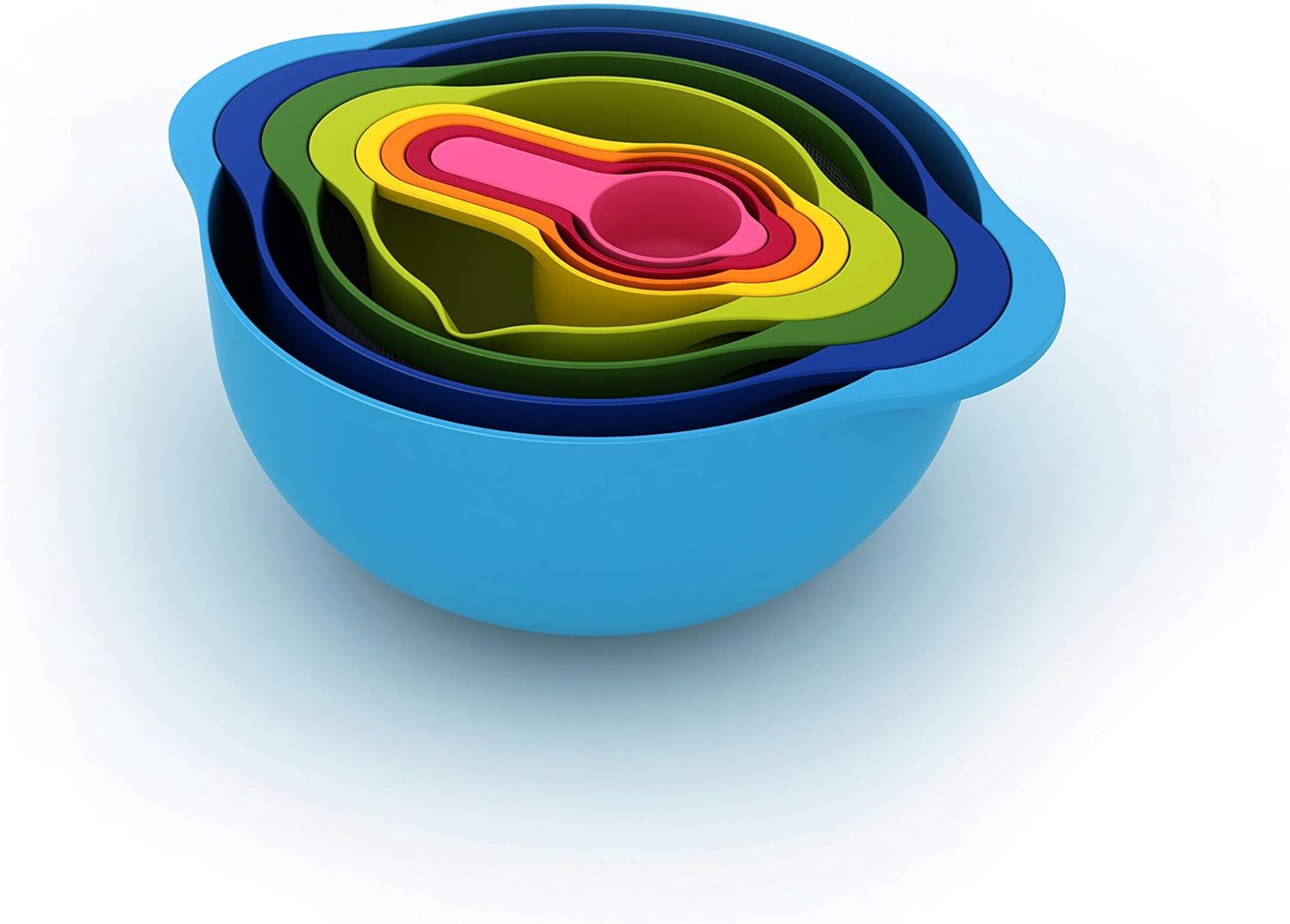 Joseph Joseph Nest 8, Food Preparation Set, Blue, 8Piece BigaMart