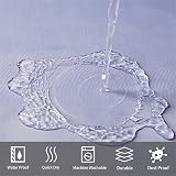 Furlinic Shower Curtain 72x72 inch Polyester Mould Proof Waterproof with 12 view 4
