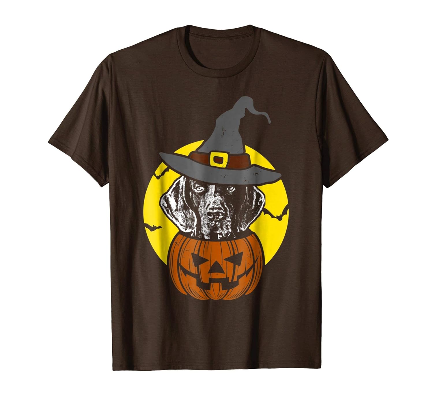 German Shorthaired Pointer Pumpkin Tee Scary Halloween Tee- TPT