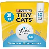 Purina Tidy Cats Clumping Multi Cat Litter, Glade Clear Springs - 38 lb. Box