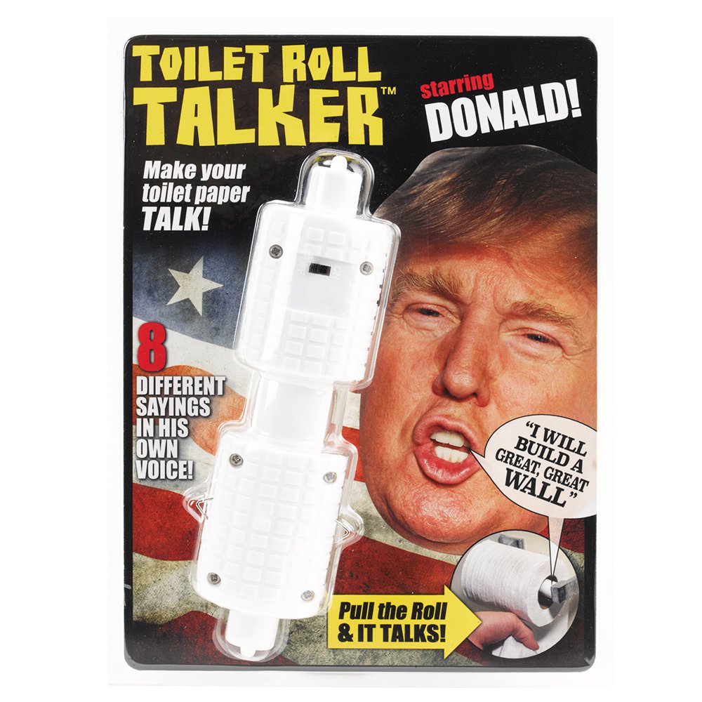 donald trump gag gifts click for price - Toilet Roll Talker