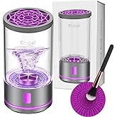 EITABEL Makeup Brush Cleaner machine, 2 in 1 Makeup Brush Cleanser & Washer, 7000 RPM High-Speed Deep Cleaning, Portable Automatic Cosmetic Brush Cleaner for Foundation Brush Sponge, Purple