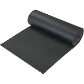 AMGSH 1/2" Thick X 17" Wide X 60" Long Closed-Cell Foam Neoprene Padding | Non-Adhesive Rubber Sheet for DIY Gaskets, Pads, Seals, Crafts, Flooring, and Anti-Vibration Cushioning