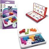 SmartGames IQ XOXO - Pocket Travel Puzzle Brain Teaser Game, Ages 6+ | Hugs and kisses for your brain! | Logic and planning |