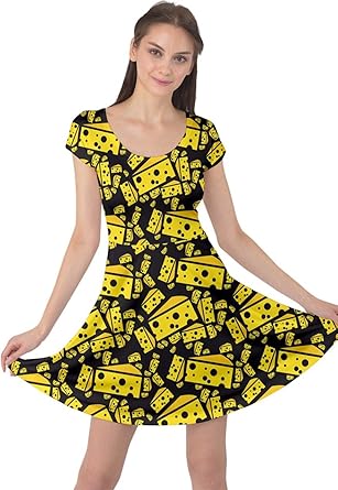 yellow cap sleeve dress