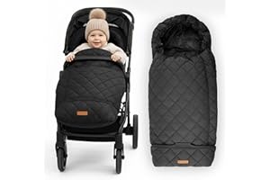 ZICOTO Warm and Cozy Winter Stroller Cover for Baby - Waterproof Bunting Bag with Soft Fleece Lining and Universal Fit for Strollers - Protective Footmuff Blanket for Ultimate Comfort in Wind, Rain & Snow