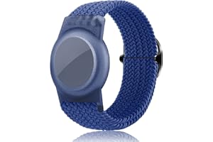 Yizhet Wristband Compatible with Airtag, Adjustable Airtag Bracelet, Soft Airtag Watch Strap for Kids, Teens, Elders