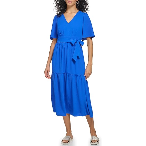 French Connection Women's Jersey Wrap Dress at Amazon Women's Clothing store